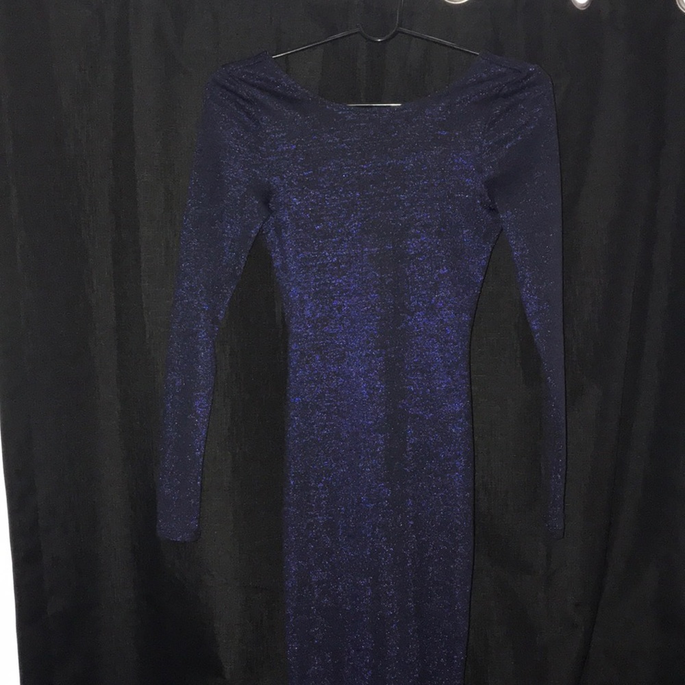 Long sleeve mini dress